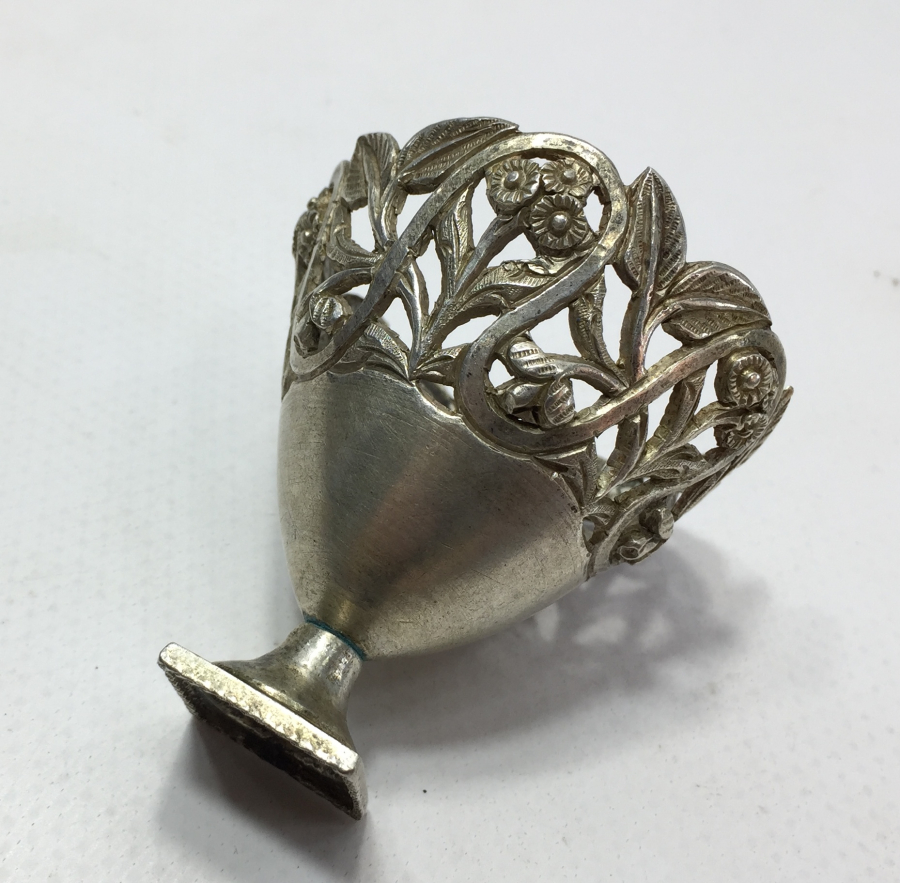 OSMANLI ERKEN DÖNEM GÜMÜŞ FİNCAN ZARFI