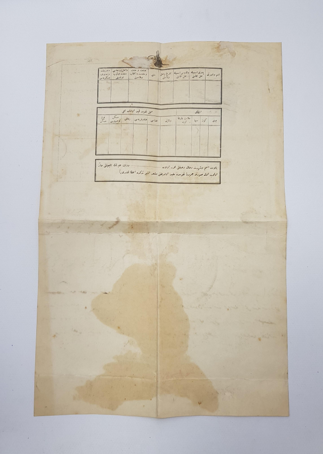 OSMANLI MEKTEBİ SULTANİ DİPLOMA