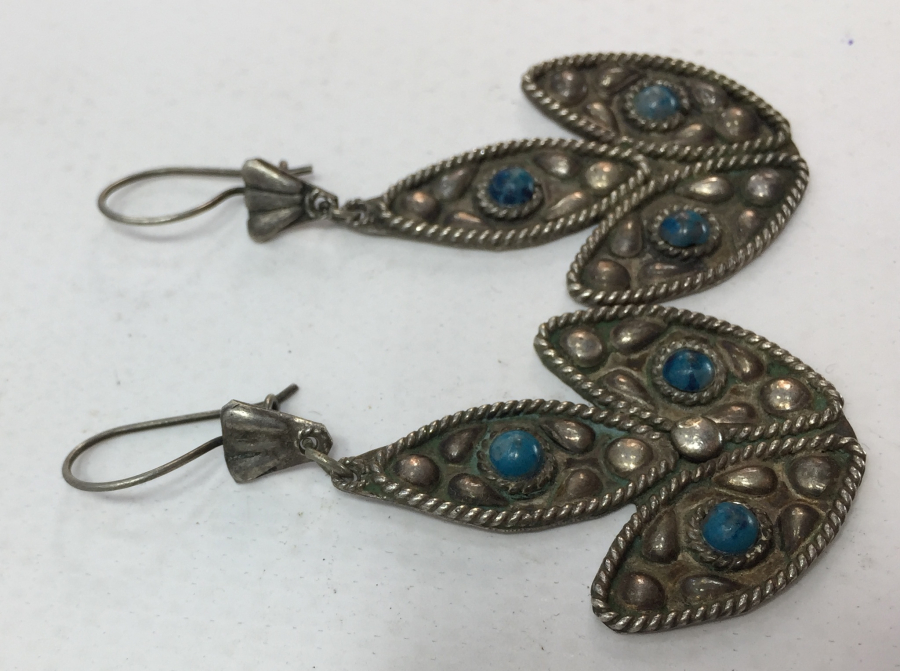 ROMA İDOLLERİ FORMUNDA ÖZEL YAPIM ANTİKA KÜPE