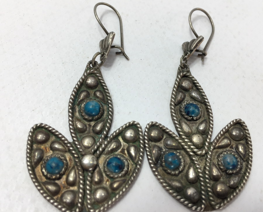 ROMA İDOLLERİ FORMUNDA ÖZEL YAPIM ANTİKA KÜPE