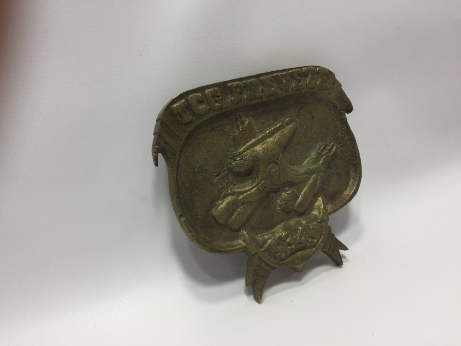 TCG PREVEZE DENİZALTINA AİT İMAL ANISI BİR PLAKA