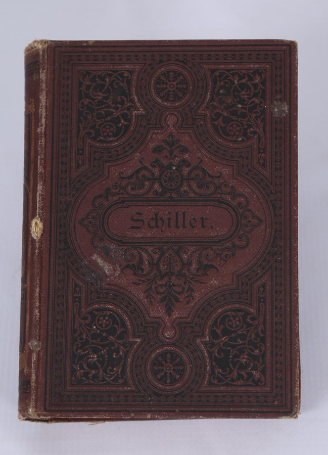 1883 TARİHLİ ALMANCA KİTAP: SCHILLER