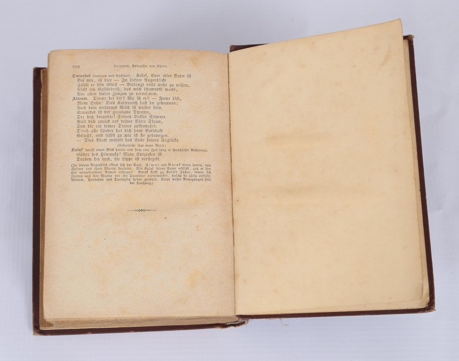 1883 TARİHLİ ALMANCA KİTAP: SCHILLER