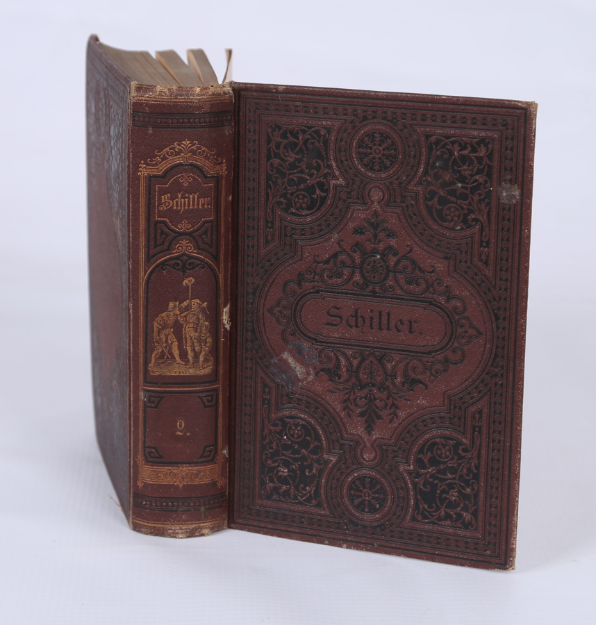 1883 TARİHLİ ALMANCA KİTAP: SCHILLER