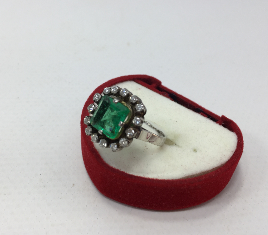 1900 BAŞLARI ART NOUVEAU ELMAS TAŞLI YÜZÜK