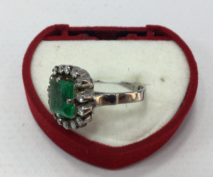 1900 BAŞLARI ART NOUVEAU ELMAS TAŞLI YÜZÜK