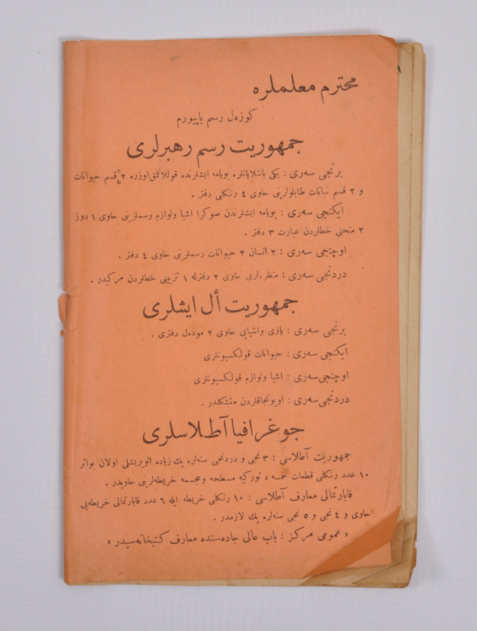 1927 OSMANLICA GÜZEL YAZIYORUM CUMHURİYET YAZI REHBERİ 