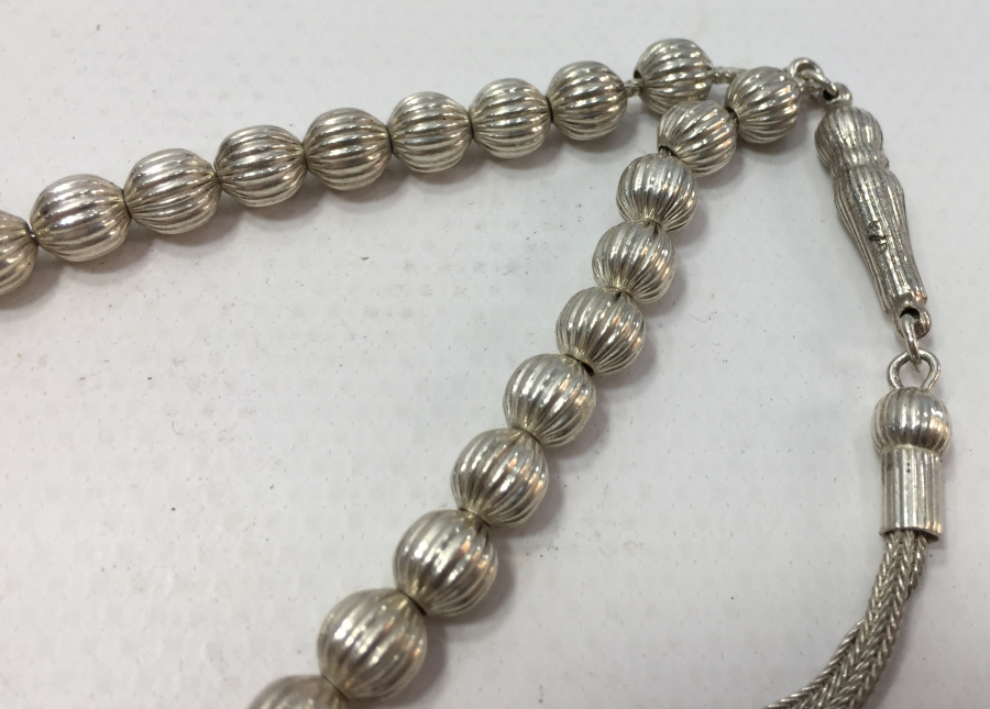 ÇİL KONDİSYONDA GÜMÜŞ TESBİH