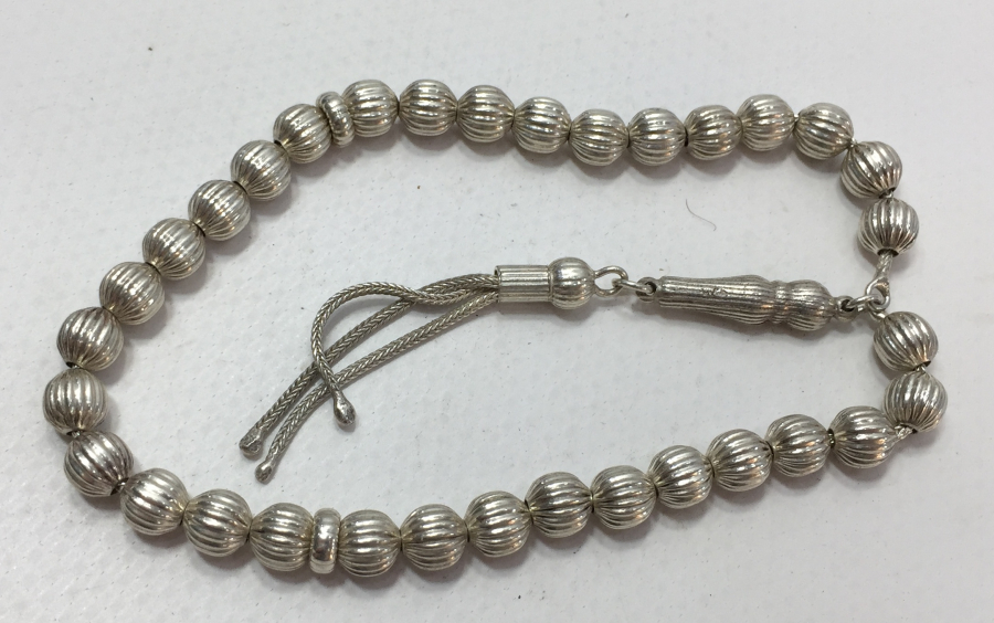 ÇİL KONDİSYONDA GÜMÜŞ TESBİH