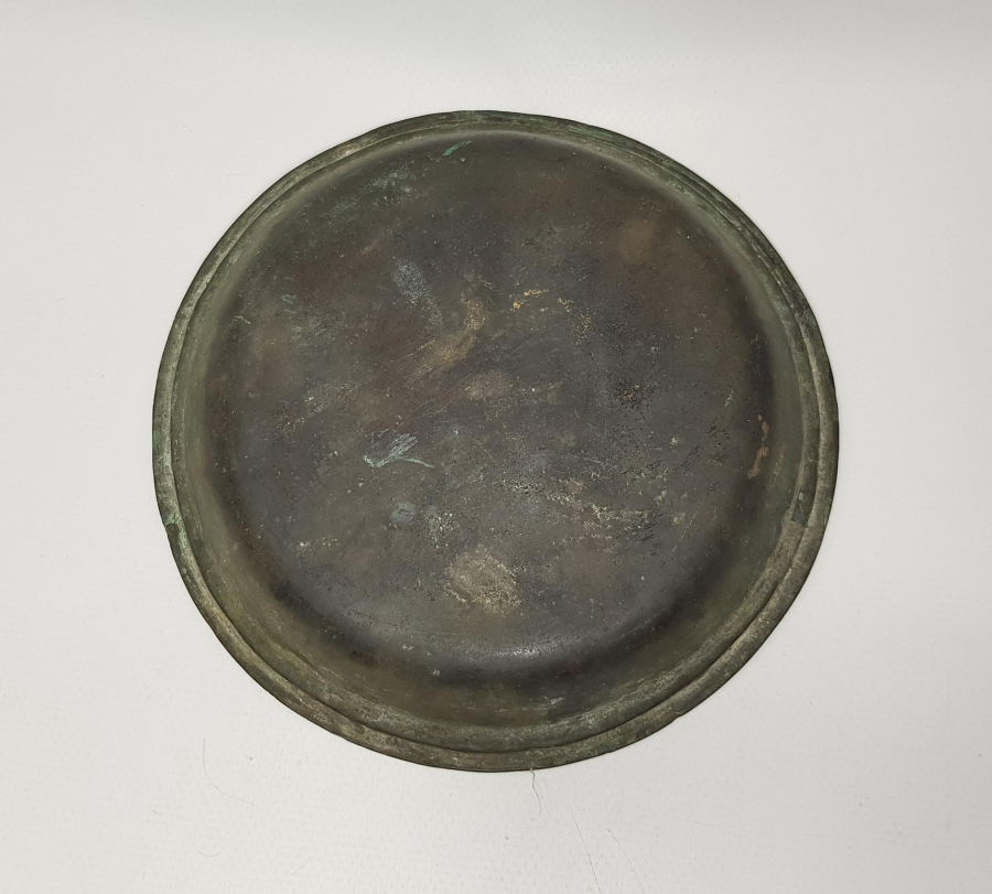 OSMANLI DÖNEMİ ALTIN ÇAKMA HAZRETİ İSA GÖRSELLİ RUMCA YAZILI KİLİSE VAFTİZ TABAĞI