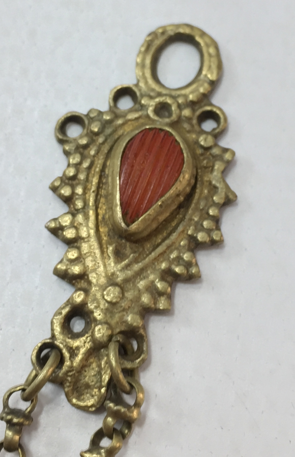 OSMANLI DÖNEMİ BADEM MERCANLI KOLYE