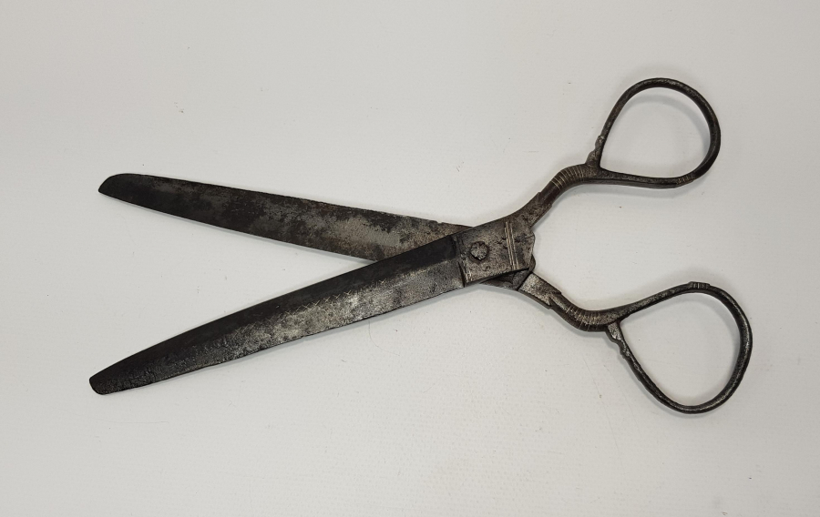 OSMANLI DÖNEMİ GÜMÜŞ ÇAKMA DEV BOY MAKAS