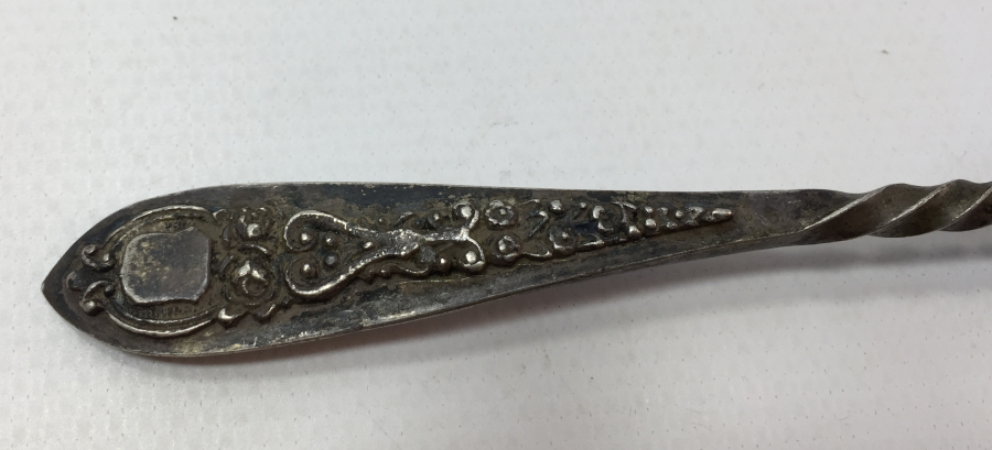 OSMANLI DÖNEMİ İZMİR İŞİ GÜMÜŞ KAŞIK