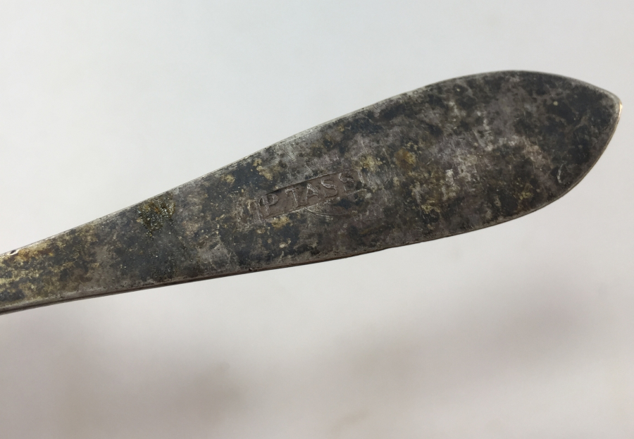 OSMANLI DÖNEMİ İZMİR İŞİ GÜMÜŞ KAŞIK