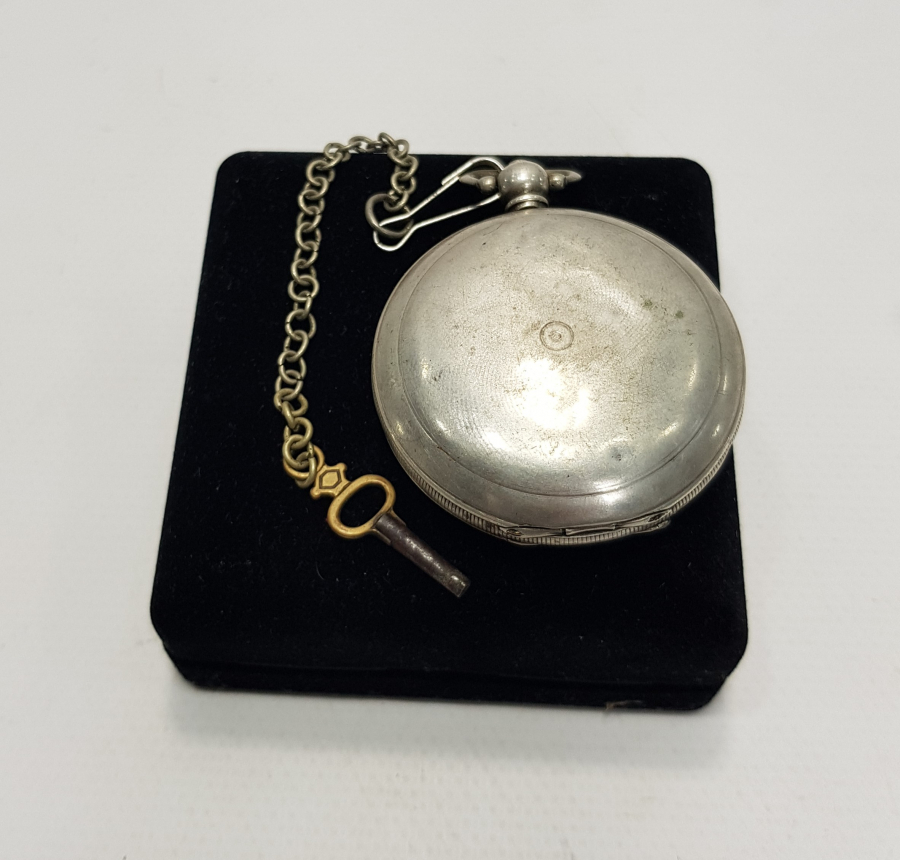 OSMANLI DÖNEMİ SERKISOF BILLODES GÜMÜŞ KASA CEP SAATİ 