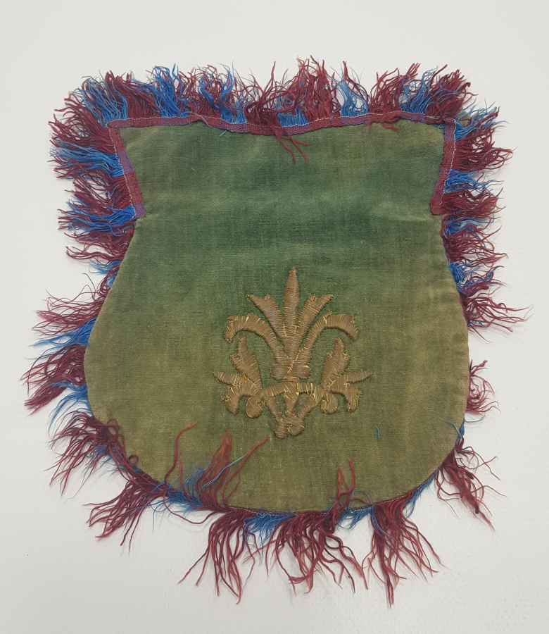 OSMANLI DÖNEMİ SIRMA İŞÇİLİKLİ KADİFE KESE