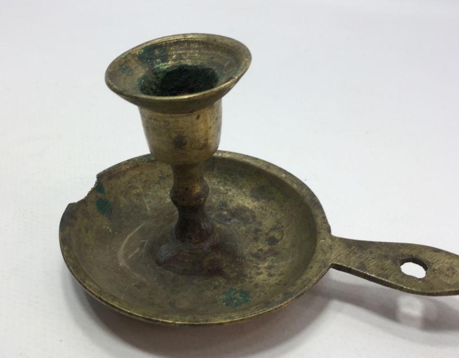 OSMANLI DÖNEMİ USTA DAMGALI EL MUMLUĞU