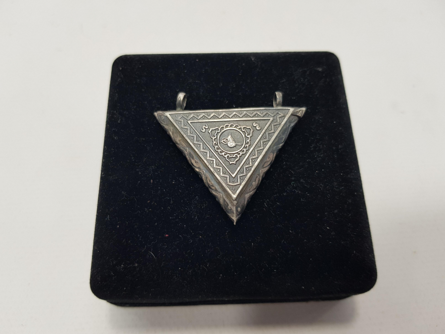 OSMANLI TUĞRALI GÜMÜŞ HAMAYIL 