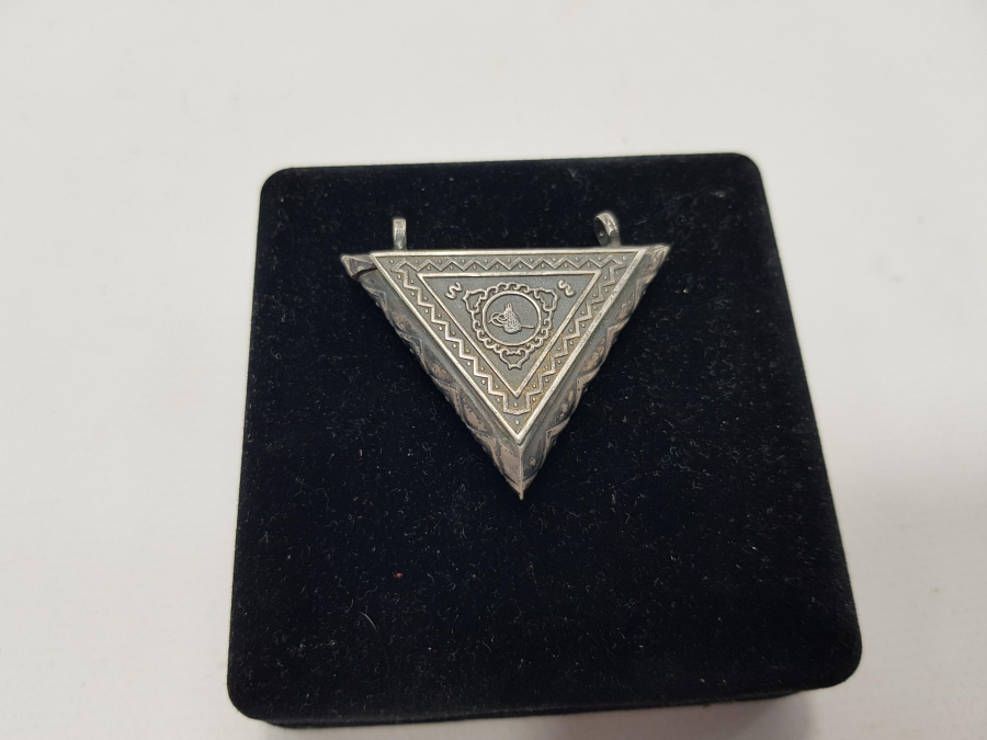 OSMANLI TUĞRALI GÜMÜŞ HAMAYIL 