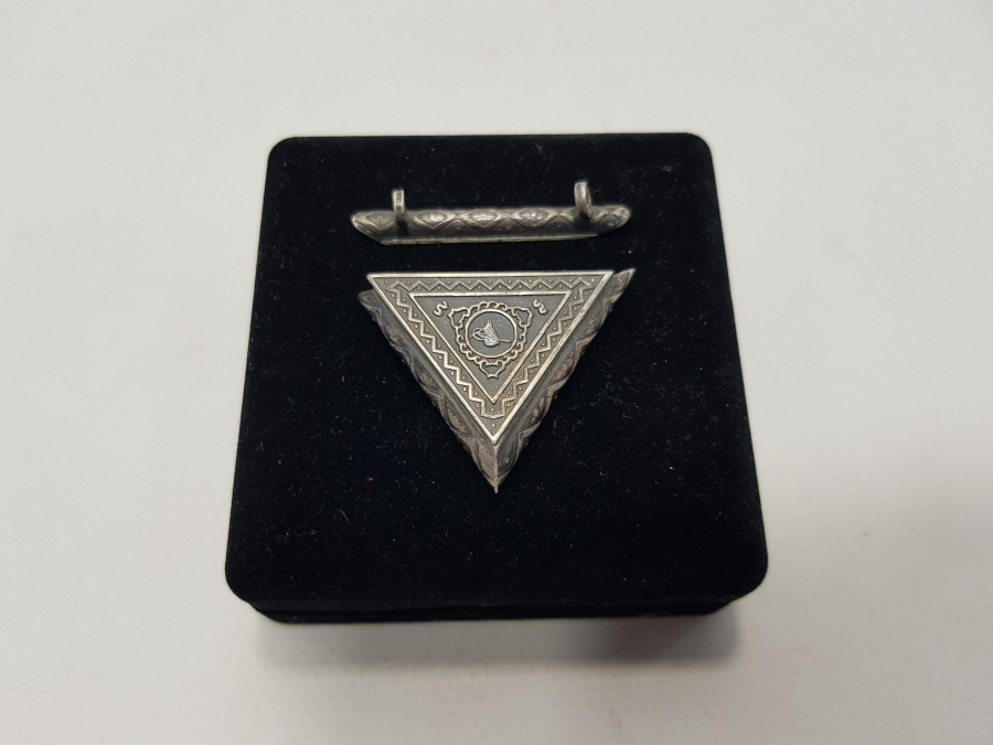 OSMANLI TUĞRALI GÜMÜŞ HAMAYIL 