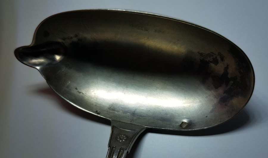 İNGİLİZ GÜMÜŞ SERVİS KEPÇESİ 