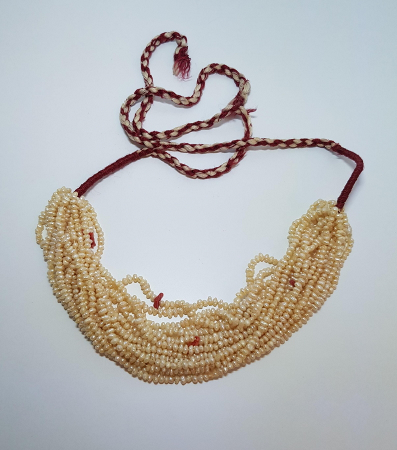 OSMANLI DÖNEMİ MERCANLI KUM İNCİ GERDANLIK 