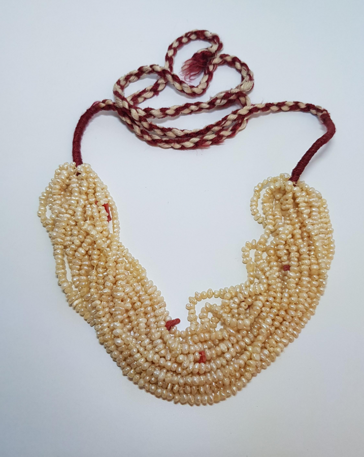 OSMANLI DÖNEMİ MERCANLI KUM İNCİ GERDANLIK 