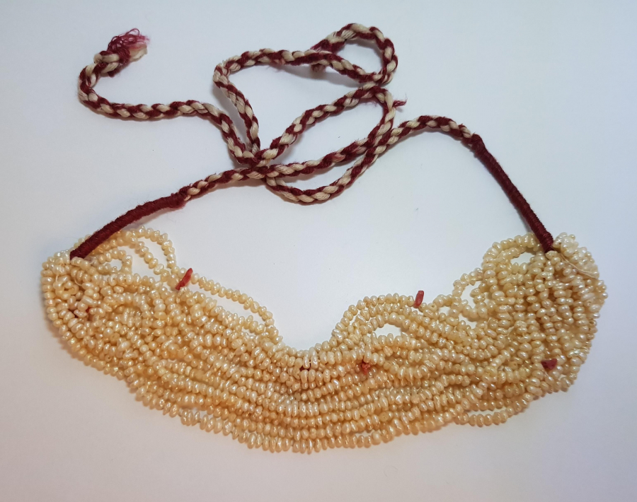 OSMANLI DÖNEMİ MERCANLI KUM İNCİ GERDANLIK 