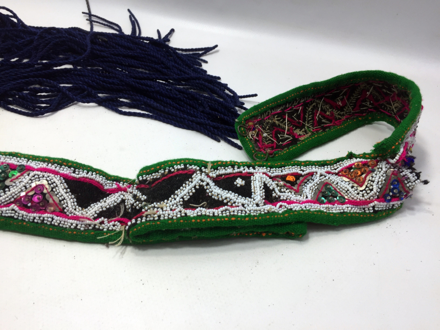 OSMANLI DÖNEMİ TAHTACI İŞİ ŞAMAN KÜLTÜRÜ GELİN FESİ ÜZERİNDE MAVZER MERMİSİ MEVCUT