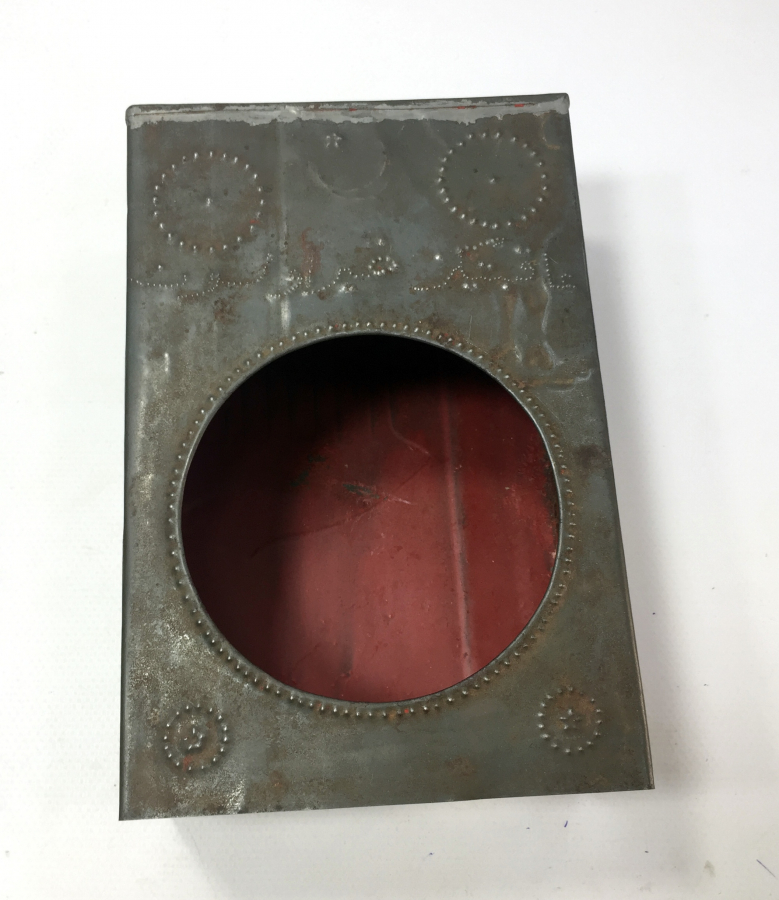 OSMANLI DÖNEMİ ÜZERİ OSMANLICA YAZILI AY YILDIZLI SAAT KABI