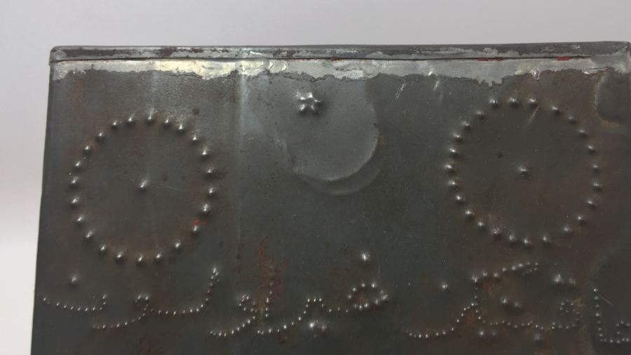 OSMANLI DÖNEMİ ÜZERİ OSMANLICA YAZILI AY YILDIZLI SAAT KABI