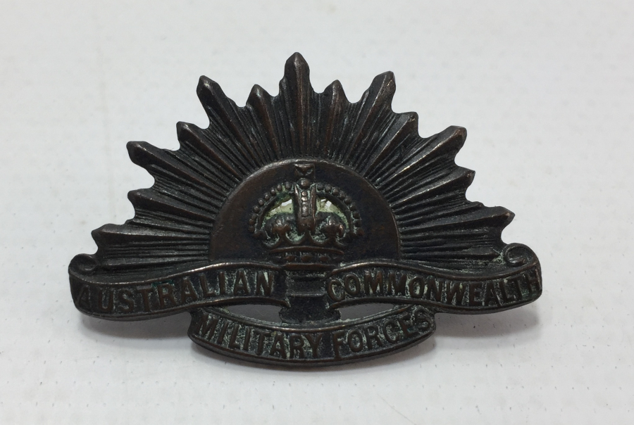 1. DÜNYA SAVAŞI DÖNEMİ NADİR ANZAK ŞAPKA ROZETİ - KOKARTI