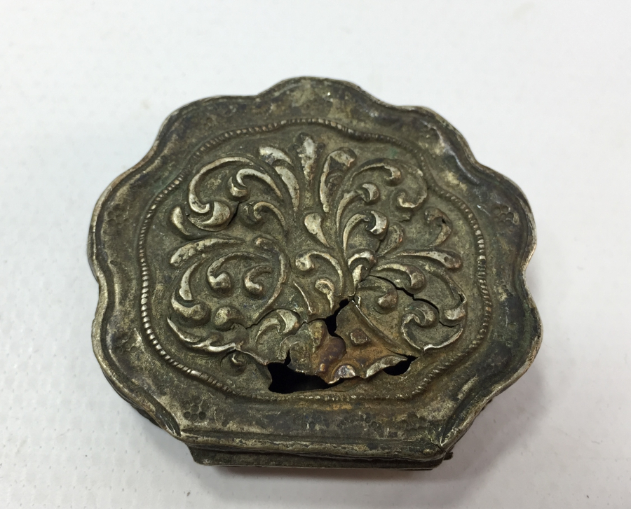 OSMANLI DÖNEMİ GÜMÜŞ ENFİYE KUTUSU