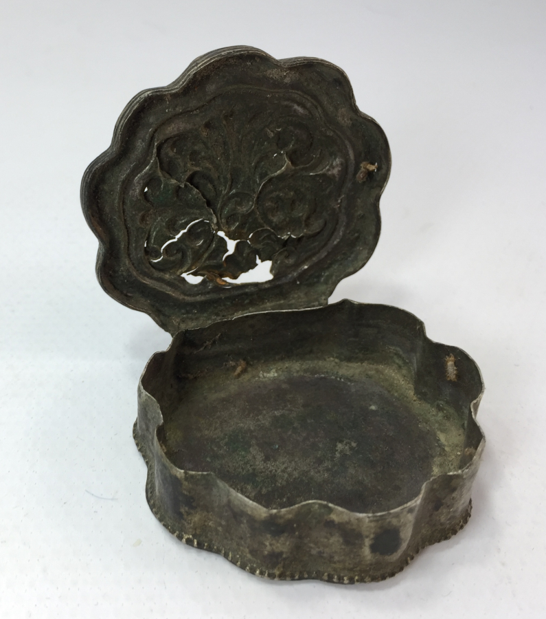 OSMANLI DÖNEMİ GÜMÜŞ ENFİYE KUTUSU