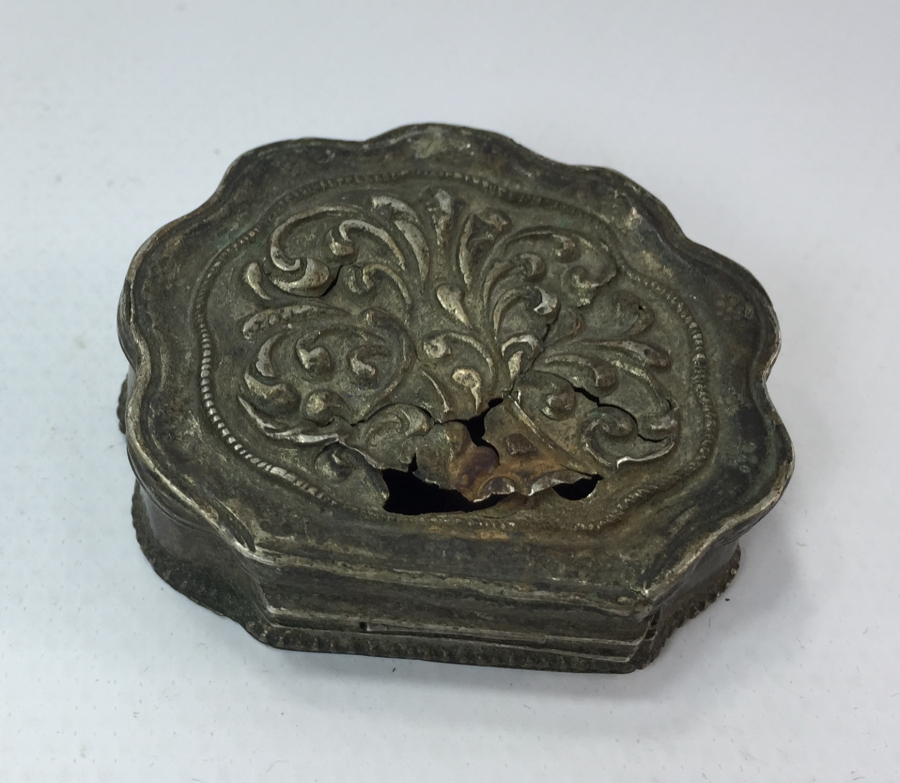 OSMANLI DÖNEMİ GÜMÜŞ ENFİYE KUTUSU