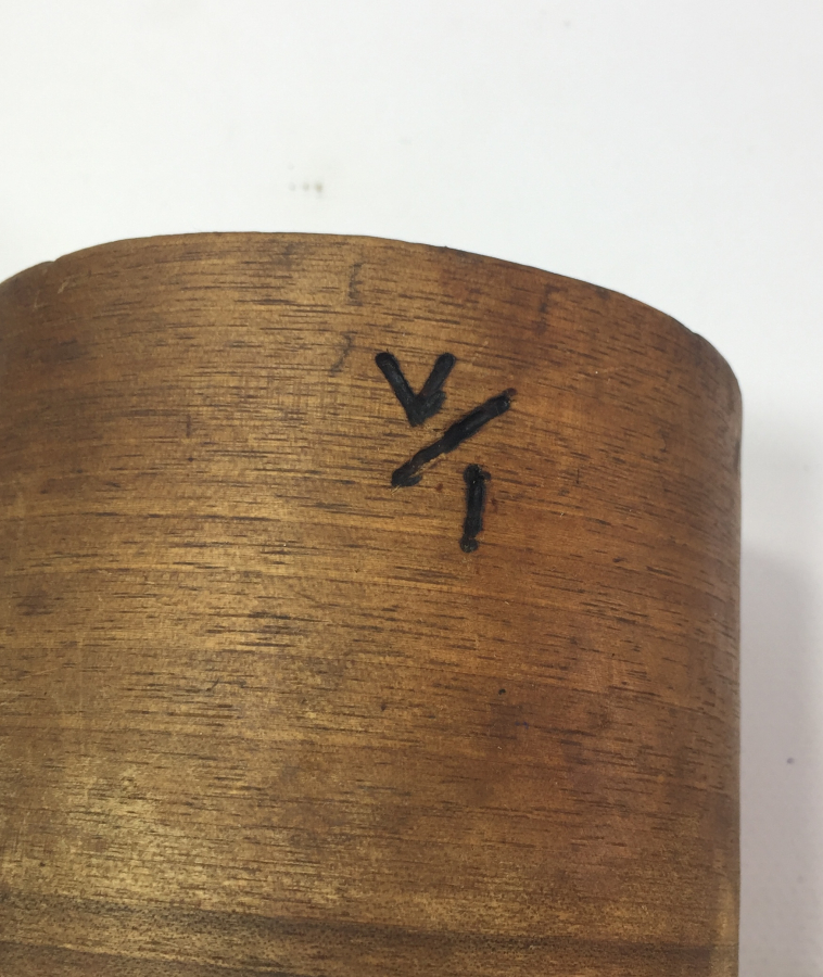 OSMANLI DÖNEMİ ÜZERİ OSMANLICA YAZILI ŞİNİK - ÖLÇÜ ALETİ