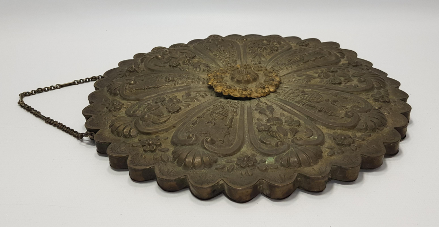 OSMANLI GÜMÜŞ DUVAR AYNASI