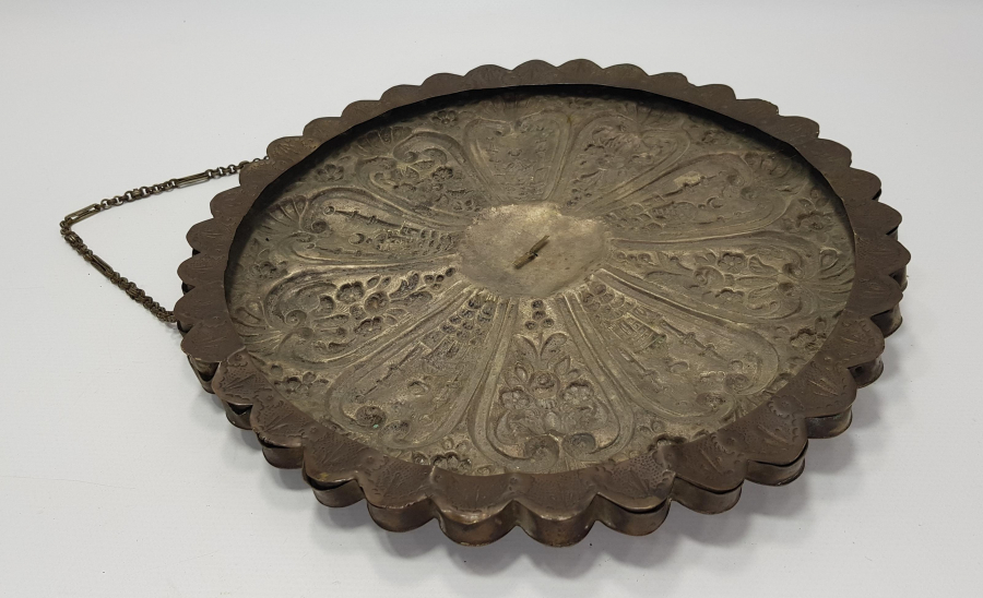 OSMANLI GÜMÜŞ DUVAR AYNASI