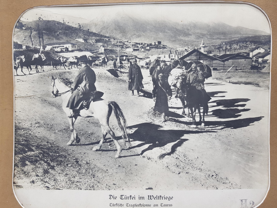 1. DÜNYA SAVAŞI TOROSLARDA TÜRK ASKERLERİ DEV BOY FOTOĞRAF