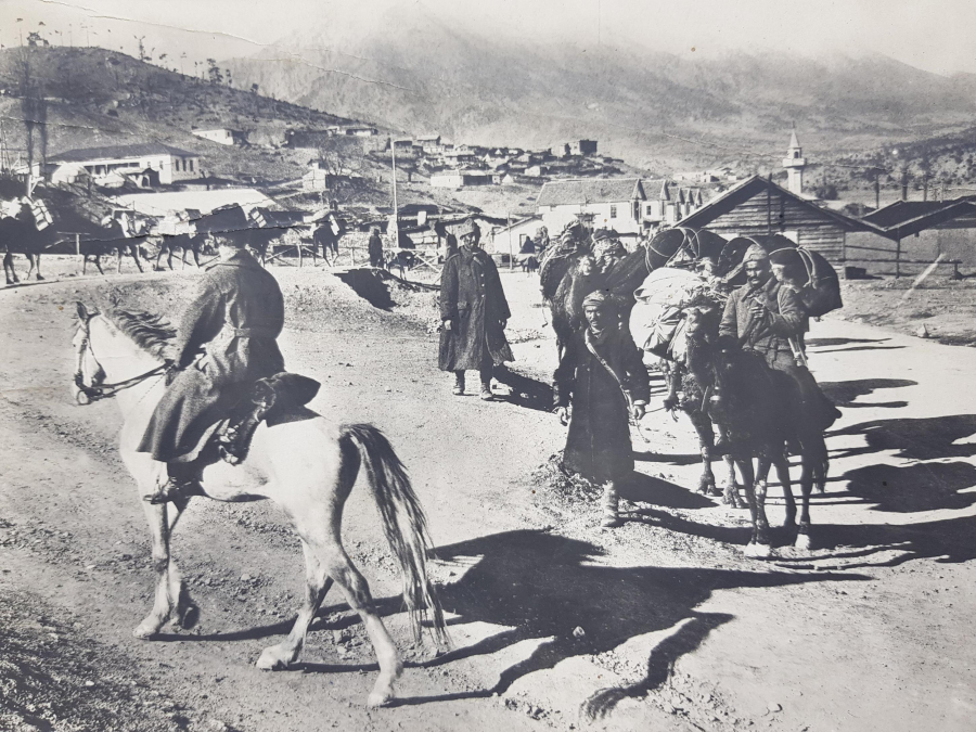 1. DÜNYA SAVAŞI TOROSLARDA TÜRK ASKERLERİ DEV BOY FOTOĞRAF