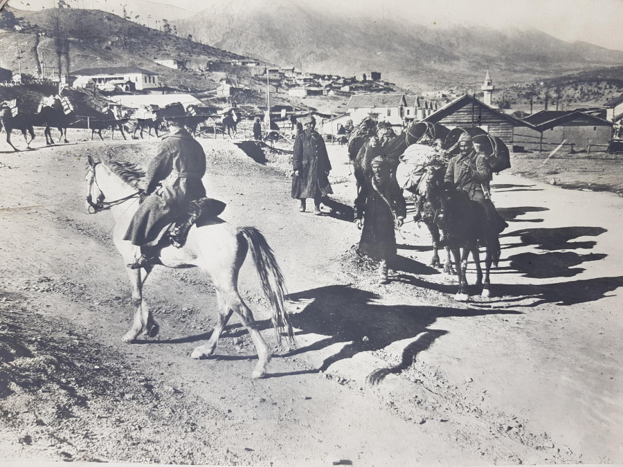 1. DÜNYA SAVAŞI TOROSLARDA TÜRK ASKERLERİ DEV BOY FOTOĞRAF