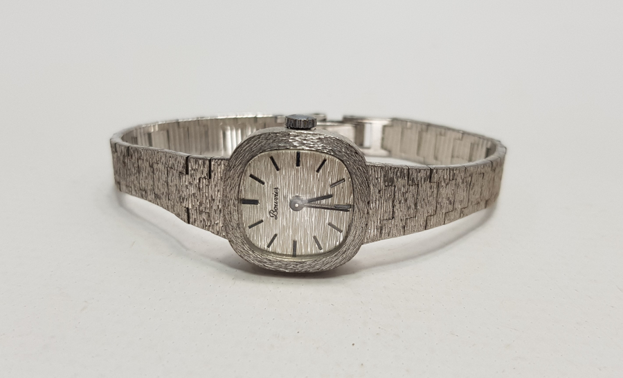 BOUVIER MARKA GÜMÜŞ KOL SAATİ 