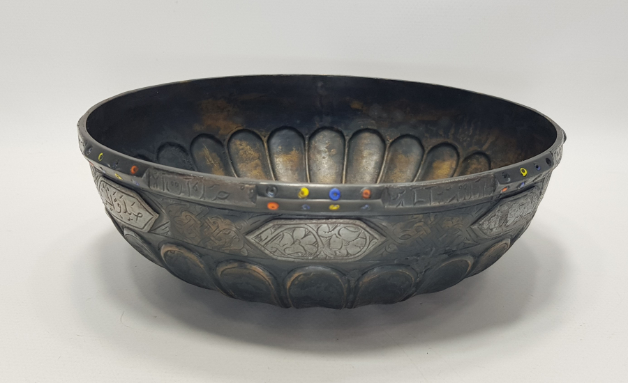 OSMANLI DÖNEMİ HER YERİ YAZILI ÇOK NADİR KIRKLAMA TASI 