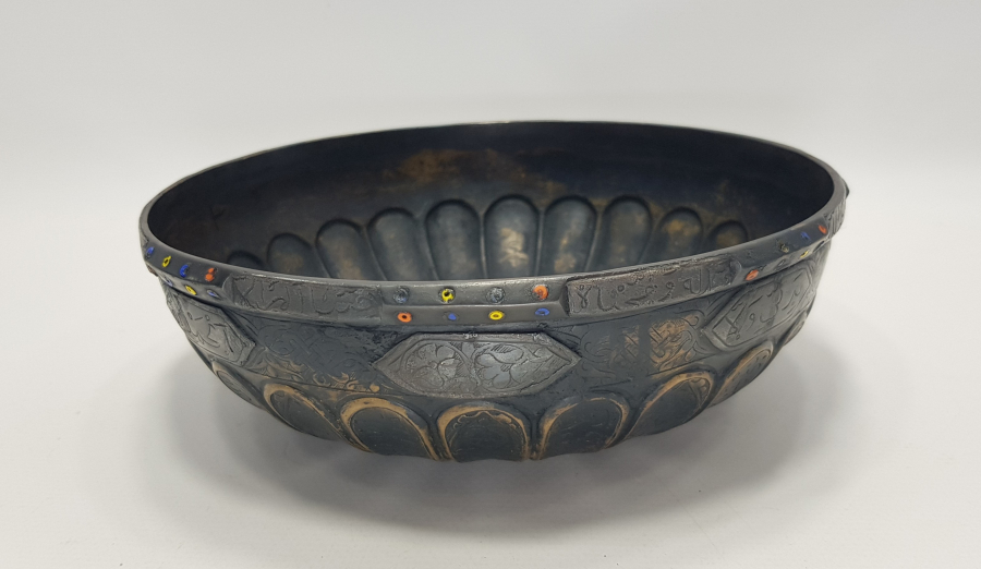 OSMANLI DÖNEMİ HER YERİ YAZILI ÇOK NADİR KIRKLAMA TASI 