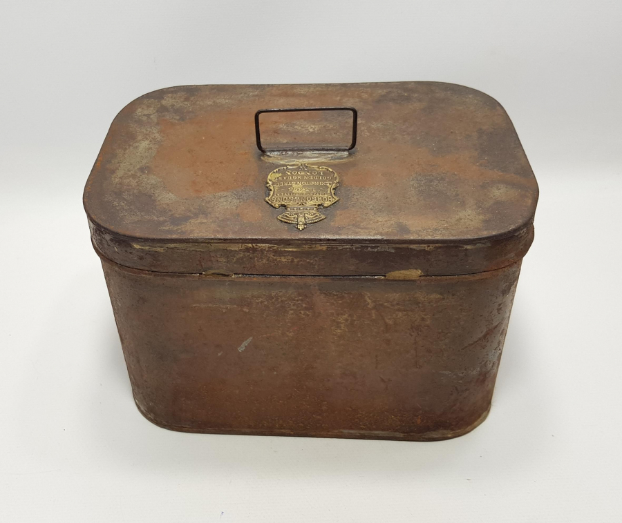 1. DÜNYA SAVAŞI İNGİLİZ TENEKE KUTU 