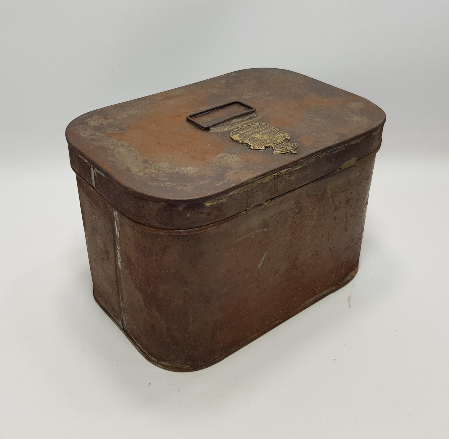 1. DÜNYA SAVAŞI İNGİLİZ TENEKE KUTU 