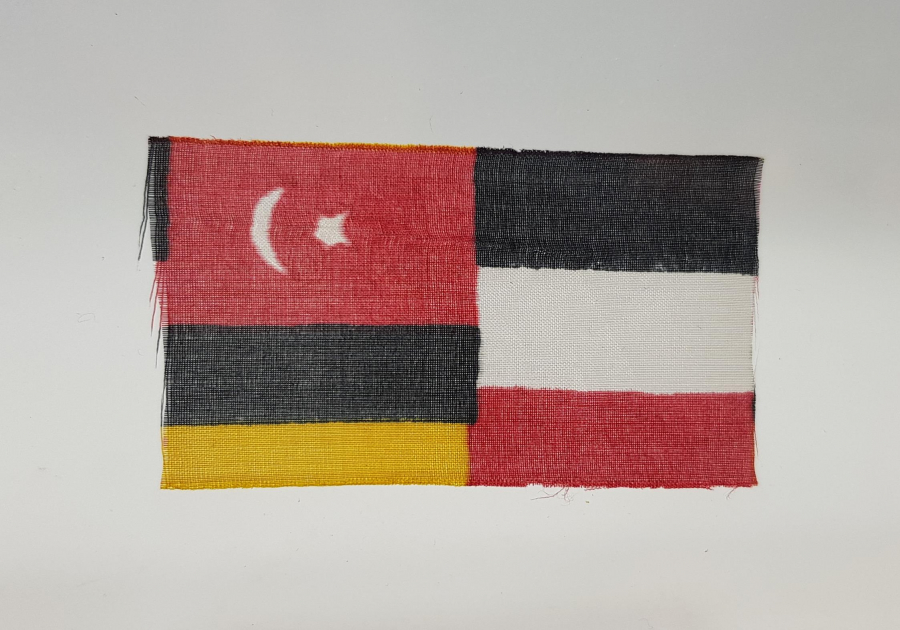 1 Dunya Savasi Ittifak Ipek Bayrak Bayrak Muzayede