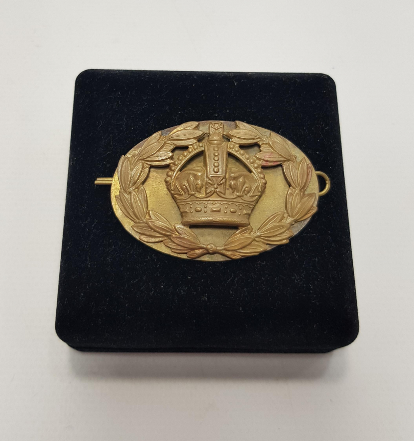 1. DÜNYA SAVAŞI KRALİYET ARMALI BÜYÜK BOY SUBAY KOKARTI 