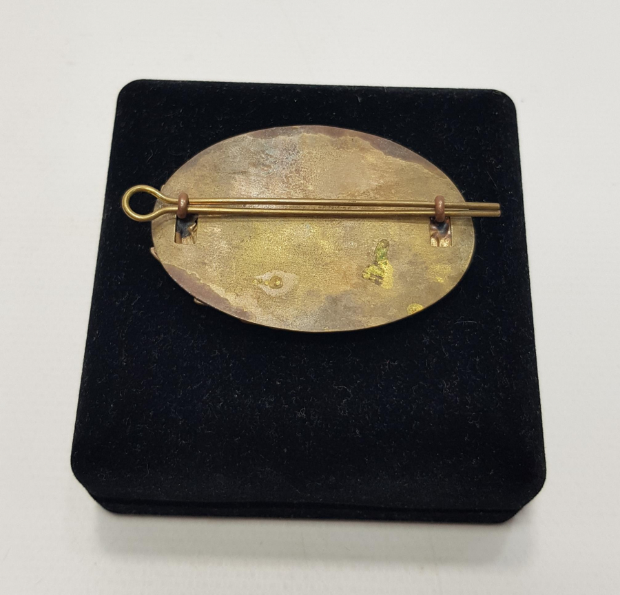 1. DÜNYA SAVAŞI KRALİYET ARMALI BÜYÜK BOY SUBAY KOKARTI 