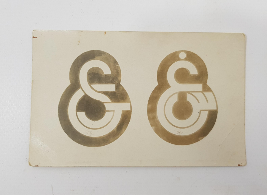 1926 TARİHLİ OSMANLICA VE LATİN HARFLİ ÇİFT AMBLEMLİ GALATASARAY KARTPOSTALI 